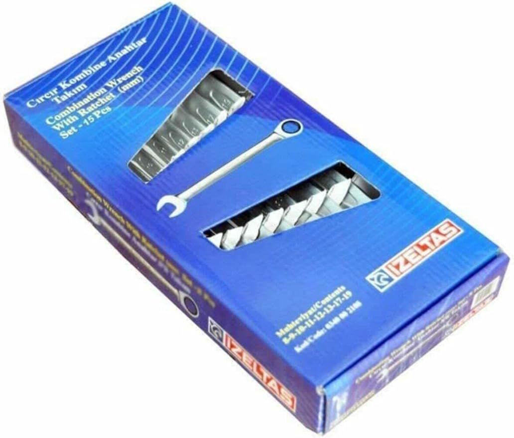 Cırcır Kombine Anahtar Takımı 15 Parça