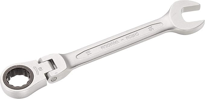 Mafsallı Cırcır Kombine Anahtar 16 Mm