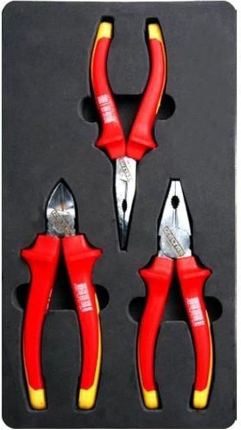 160 Mm Elektrikçi İzoleli 1000 V  Seti ( 3 Parça )