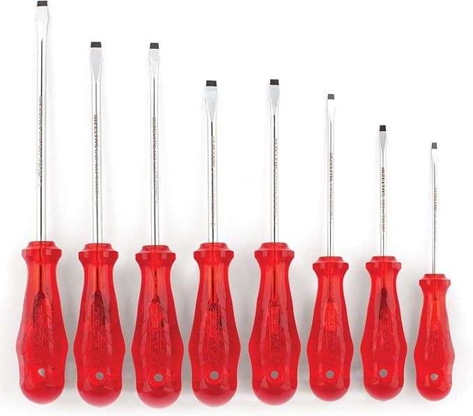 Kraft Seri Düz Uçlu Tornavida Serisi 8 Parça