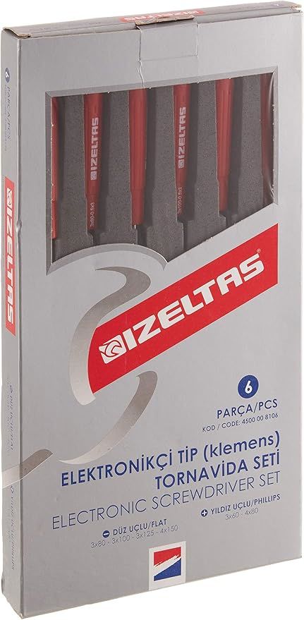 Elektronikçi Tip Klemens Tornavida Seti 6 Parça