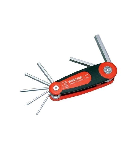 Kaset Allen Anahtar Takımı 7 Parça (2,5Mm-10Mm)