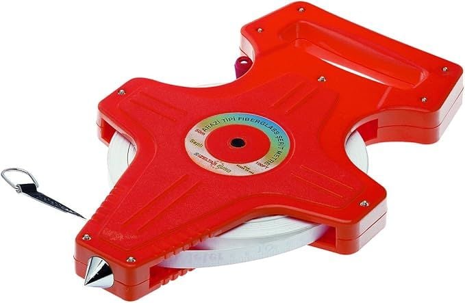 Arazi Tipi Fiberglas Şerit Metre Saplı 50 M