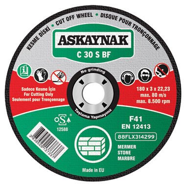 Askaynak 180X3 Kesme Taşı