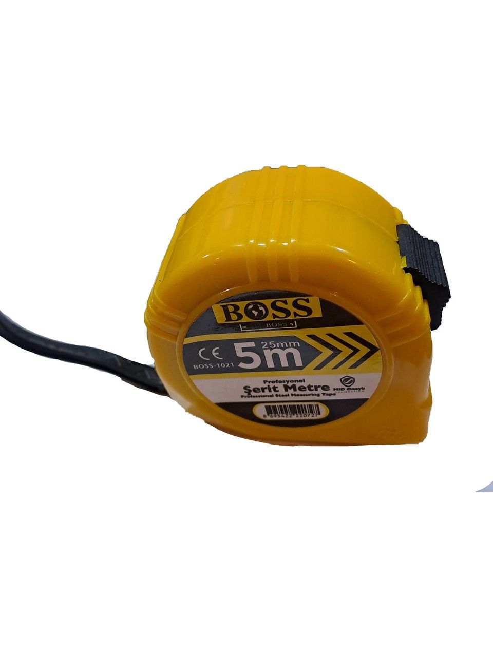 Boss Prof. Şerit Metre Stoplu 5X25 Mm