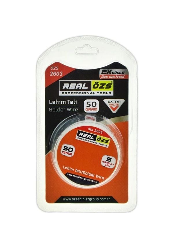 Real Özs 2603 Lehim Teli 50 Gr